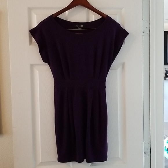 Forever 21 Dresses & Skirts - Deep purple mini sweater dress